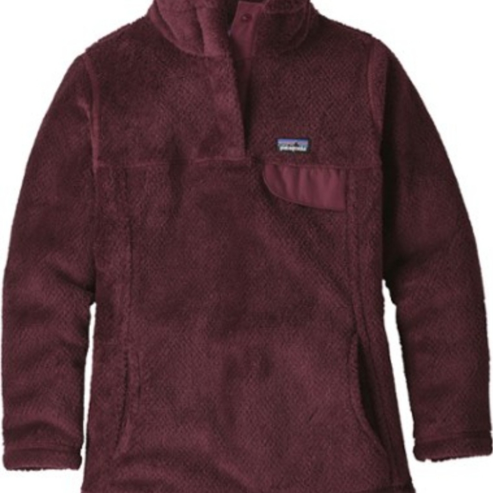 Patagonia Kids Fleece in Burgundy
